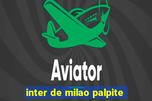 inter de milao palpite